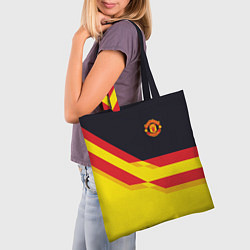 Сумка-шопер Manchester United, цвет: 3D-принт — фото 2