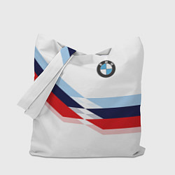 Сумка-шопер BMW БМВ WHITE, цвет: 3D-принт