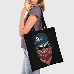 Сумка-шопер Bandit Skull, цвет: 3D-принт — фото 2