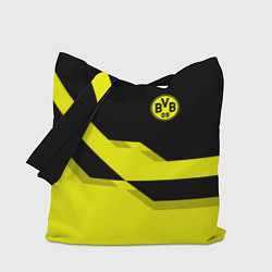 Сумка-шопер BVB FC: Yellow style, цвет: 3D-принт