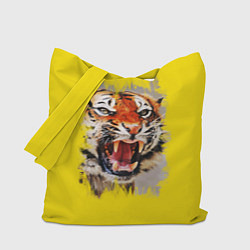 Сумка-шопер Tiger Art, цвет: 3D-принт