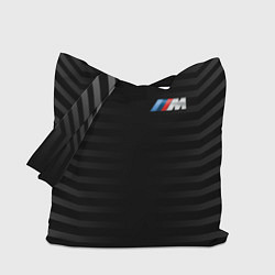 Сумка-шопер BMW M BLACK & GREY, цвет: 3D-принт