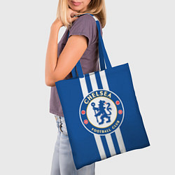 Сумка-шопер FC Chelsea: Gold Lines, цвет: 3D-принт — фото 2
