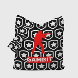 Сумка-шопер CS:GO Gambit, цвет: 3D-принт