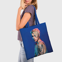 Сумка-шопер Джастин Бибер, цвет: 3D-принт — фото 2