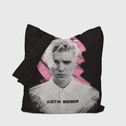 Сумка-шопер Justin Bieber: Pink Splash, цвет: 3D-принт