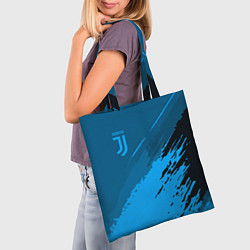 Сумка-шопер FC Juventus: Blue Original, цвет: 3D-принт — фото 2