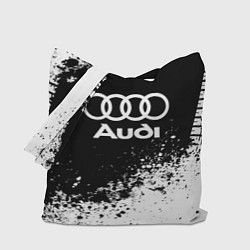 Сумка-шопер Audi: Black Spray, цвет: 3D-принт