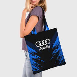 Сумка-шопер Audi: Blue Anger, цвет: 3D-принт — фото 2