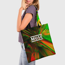 Сумка-шопер Muse: Colour Abstract, цвет: 3D-принт — фото 2
