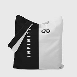 Сумка-шоппер Infiniti: Black & White