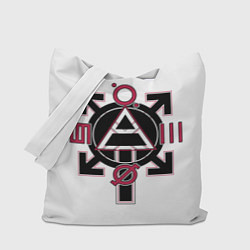 Сумка-шопер 30 seconds to Mars emblem, цвет: 3D-принт