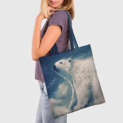 Сумка-шопер Полярный медведь, цвет: 3D-принт — фото 2
