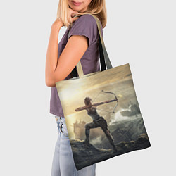 Сумка-шопер Tomb Raider, цвет: 3D-принт — фото 2