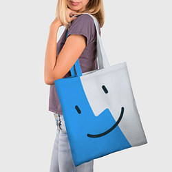 Сумка-шопер Mac OS Smile, цвет: 3D-принт — фото 2