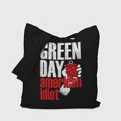 Сумка-шопер Green Day: American Idiot, цвет: 3D-принт