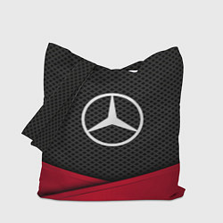Сумка-шопер Mercedes Benz: Grey Carbon, цвет: 3D-принт