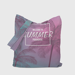 Сумка-шопер Summer Paradise, цвет: 3D-принт