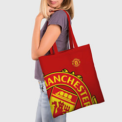 Сумка-шопер FC Man United: Red Exclusive, цвет: 3D-принт — фото 2