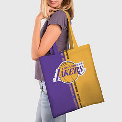Сумка-шопер NBA: LA Lakers, цвет: 3D-принт — фото 2