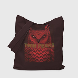Сумка-шопер Twin Peaks: Red Owl, цвет: 3D-принт