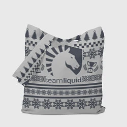 Сумка-шопер Team Liquid: Grey Winter, цвет: 3D-принт
