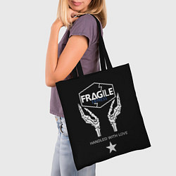 Сумка-шопер Death Stranding: Fragile Express, цвет: 3D-принт — фото 2