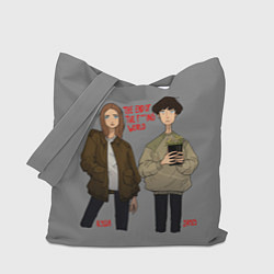 Сумка-шопер End of the f*cking world, цвет: 3D-принт
