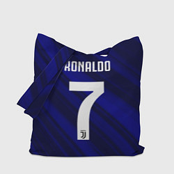 Сумка-шопер Ronaldo 7: Blue Sport, цвет: 3D-принт