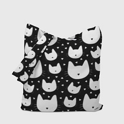 Сумка-шоппер Love Cats Pattern