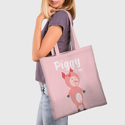 Сумка-шопер Piggy Time, цвет: 3D-принт — фото 2