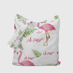 Сумка-шоппер Lil Peep: Pink Flamingo