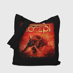 Сумка-шопер Accept: Hell Bull, цвет: 3D-принт