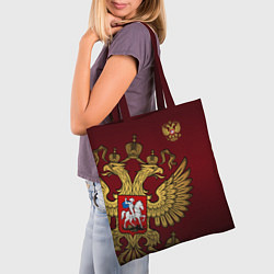 Сумка-шопер Россия: Щедрая душа, цвет: 3D-принт — фото 2