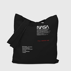 Сумка-шопер NASA, цвет: 3D-принт