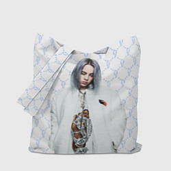 Сумка-шопер BILLIE EILISH: White Fashion, цвет: 3D-принт