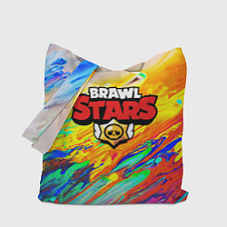 Сумка-шопер BRAWL STARS, цвет: 3D-принт