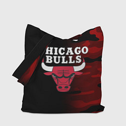 Сумка-шопер CHICAGO BULLS, цвет: 3D-принт