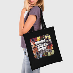 Сумка-шопер GTA SA, цвет: 3D-принт — фото 2