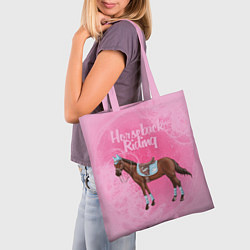 Сумка-шопер Horseback Rading, цвет: 3D-принт — фото 2