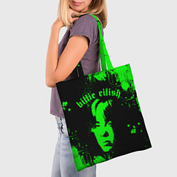 Сумка-шопер Billie eilish, цвет: 3D-принт — фото 2