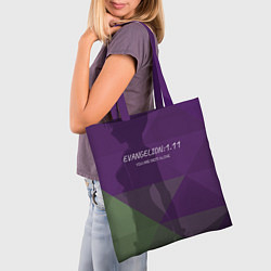 Сумка-шопер Evangelion: 111, цвет: 3D-принт — фото 2