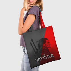 Сумка-шопер THE WITCHER, цвет: 3D-принт — фото 2