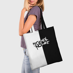 Сумка-шопер My Chemical Romance, цвет: 3D-принт — фото 2
