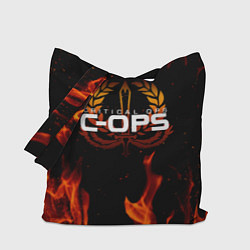 Сумка-шопер CRITICAL OPS C-OPS, цвет: 3D-принт