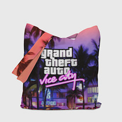 Сумка-шопер Grand Theft Auto Vice City, цвет: 3D-принт