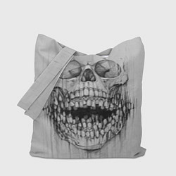 Сумка-шопер Dentist skull, цвет: 3D-принт