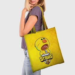 Сумка-шопер Brawl Stars SALLY LEON, цвет: 3D-принт — фото 2