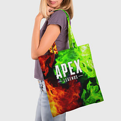 Сумка-шопер APEX LEGENDS, цвет: 3D-принт — фото 2