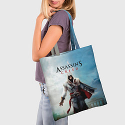 Сумка-шопер Assassins Creed, цвет: 3D-принт — фото 2